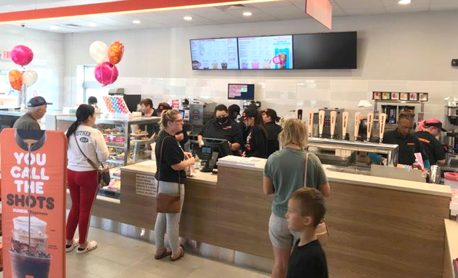Dunkin' opening day 9am